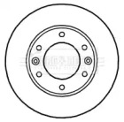 Тормозной диск BORG & BECK BBD4659