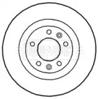 Тормозной диск BORG & BECK BBD4669