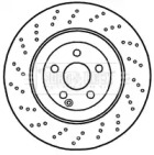 Тормозной диск BORG & BECK BBD4676