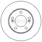 Тормозной диск BORG & BECK BBD4681