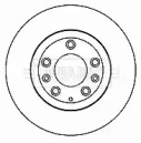 Тормозной диск BORG & BECK BBD4693