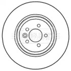 Тормозной диск BORG & BECK BBD4696