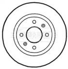 Тормозной диск BORG & BECK BBD4701