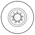 Тормозной диск BORG & BECK BBD4711