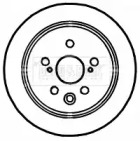 Тормозной диск BORG & BECK BBD4714