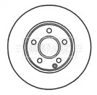 Тормозной диск BORG & BECK BBD4721