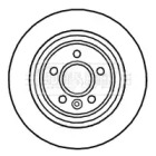Тормозной диск BORG & BECK BBD4730