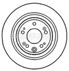 Тормозной диск BORG & BECK BBD4744