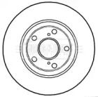 Тормозной диск BORG & BECK BBD4745