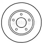 Тормозной диск BORG & BECK BBD4752