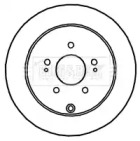 Тормозной диск BORG & BECK BBD4763