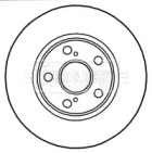 Тормозной диск BORG & BECK BBD4776