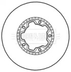 Тормозной диск BORG & BECK BBD4779