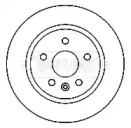 Тормозной диск BORG & BECK BBD4798