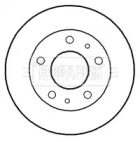 Тормозной диск BORG & BECK BBD4802