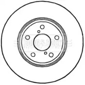 Тормозной диск BORG & BECK BBD4809