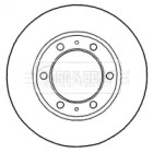 Тормозной диск BORG & BECK BBD4815