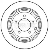 Тормозной диск BORG & BECK BBD4820