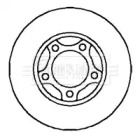 Тормозной диск BORG & BECK BBD4839