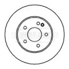 Тормозной диск BORG & BECK BBD5000