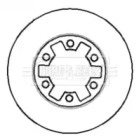 Тормозной диск BORG & BECK BBD5011