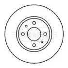 Тормозной диск BORG & BECK BBD5086