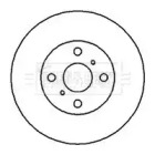 Тормозной диск BORG & BECK BBD5104
