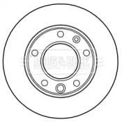 Тормозной диск BORG & BECK BBD5134