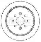 Тормозной диск BORG & BECK BBD5139