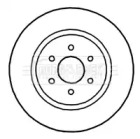Тормозной диск BORG & BECK BBD5145