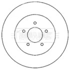 Тормозной диск BORG & BECK BBD5146
