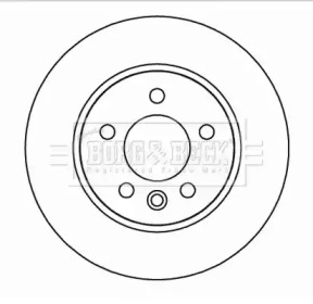 Тормозной диск BORG & BECK BBD5166