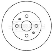 Тормозной диск BORG & BECK BBD5182