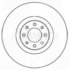 Тормозной диск BORG & BECK BBD5186