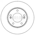 Тормозной диск BORG & BECK BBD5189