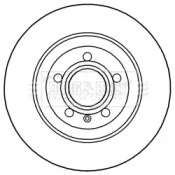 Тормозной диск BORG & BECK BBD5193