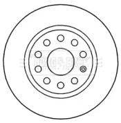 Тормозной диск BORG & BECK BBD5200