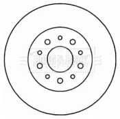 Тормозной диск BORG & BECK BBD5204