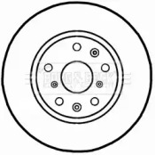 Тормозной диск BORG & BECK BBD5207