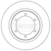 Тормозной диск BORG & BECK BBD5215