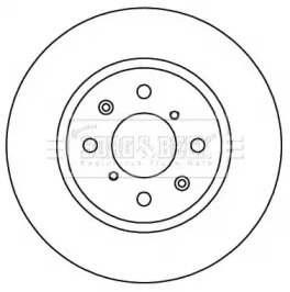 Тормозной диск BORG & BECK BBD5217