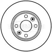 Тормозной диск BORG & BECK BBD5226