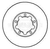 Тормозной диск BORG & BECK BBD5232