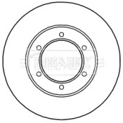 Тормозной диск BORG & BECK BBD5240