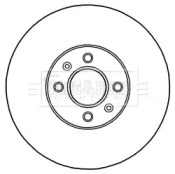 Тормозной диск BORG & BECK BBD5243