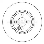 Тормозной диск BORG & BECK BBD5247