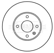 Тормозной диск BORG & BECK BBD5249