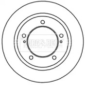 Тормозной диск BORG & BECK BBD5251