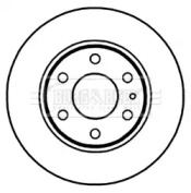 Тормозной диск BORG & BECK BBD5253