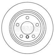 Тормозной диск BORG & BECK BBD5259